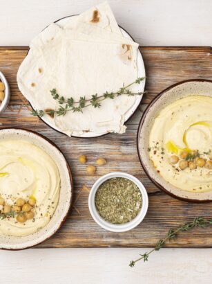 top-view-composition-with-delicious-local-food-dish