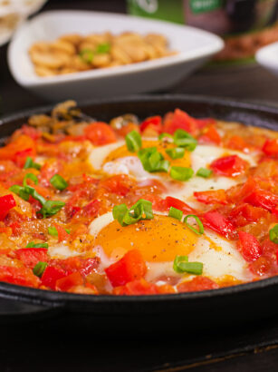 turkish-breakfast-shakshuka-olives-cheese-and-fruit-rich-brunch